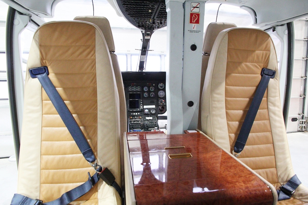 Interior of the Eurocopter EC135T1 S/N 0088 on Freestream